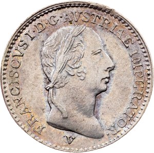 Franz I. (II.), 1/4 Lira 1822, V, Venezia