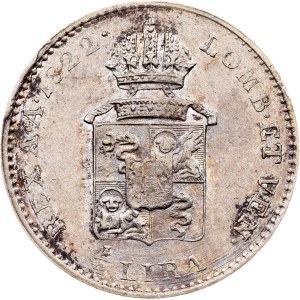 Franz I. (II.), 1/4 Lira 1822, V, Venezia