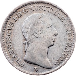 Franz I. (II.), 1/4 Lira 1824, V, Venezia