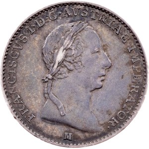 Franz I. (II.), 1/2 Lira 1822, M, Milan