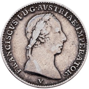 Franz I. (II.), 1/2 Lira 1822, V, Venezia