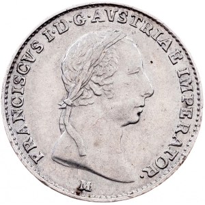 Franz I. (II.), 1/2 Lira 1823, M, Milan