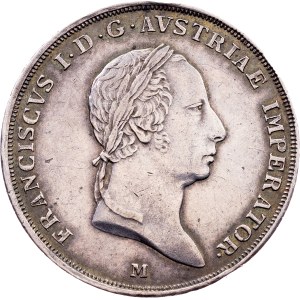 Franz I. (II.), 1/2 Scudo 1824, M, Milan