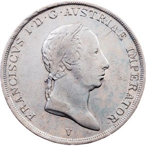Franz I. (II.), 1/2 Scudo 1824, V, Venezia