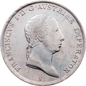 Franz I. (II.), 1/2 Scudo 1824, V, Venezia