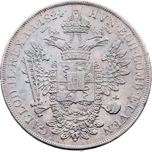 Franz I. (II.), 1/2 Scudo 1824, V, Venezia