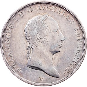 Franz I. (II.), 1/2 Scudo 1825, V, Venezia
