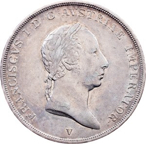 Franz I. (II.), 1/2 Scudo 1825, V, Venezia