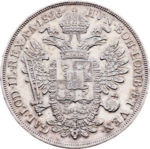 Franz I. (II.), 1/2 Scudo 1826, V, Venezia