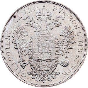 Franz I. (II.), 1 Scudo 1824, V, Venezia