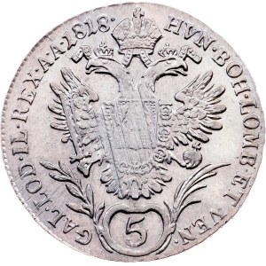 Franz I. (II.), 5 Kreuzer 1818, B, Kremnitz