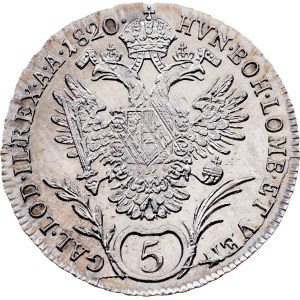 Franz I. (II.), 5 Kreuzer 1820, B, Kremnitz