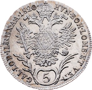 Franz I. (II.), 5 Kreuzer 1820, B, Kremnitz