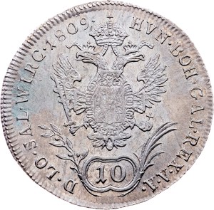 Franz I. (II.), 10 Kreuzer 1809, A, Vienna