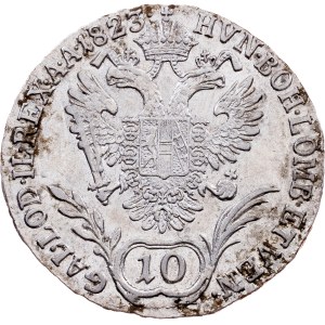 Franz I. (II.), 10 Kreuzer 1823, G, Nagybánya