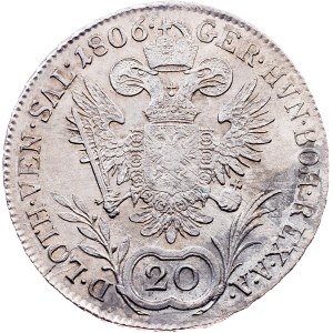 Franz I. (II.), 20 Kreuzer 1806, A, Vienna