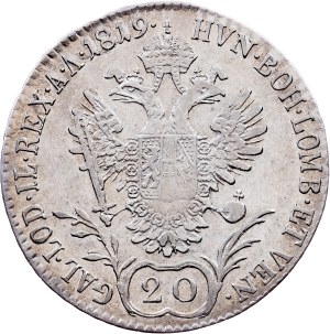 Franz I. (II.), 20 Kreuzer 1819, E, Karlsburg