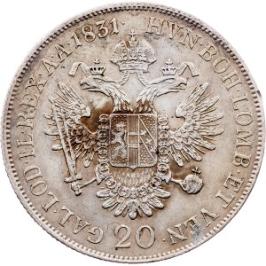 Franz I. (II.), 20 Kreuzer 1831, V, Venezia