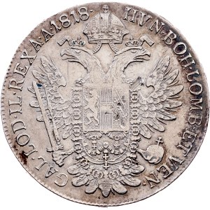 Franz I. (II.), 1/2 Thaler 1818, V, Venezia