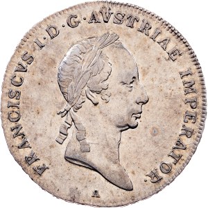 Franz I. (II.), 1/2 Thaler 1825, A, Vienna