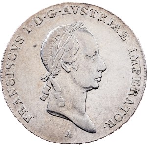 Franz I. (II.), 1/2 Thaler 1827, A, Vienna