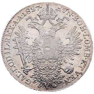 Franz I. (II.), 1/2 Thaler 1827, A, Vienna