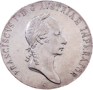 Franz I. (II.), 1 Thaler 1827, C, Prague