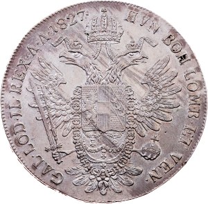 Franz I. (II.), 1 Thaler 1827, C, Prague