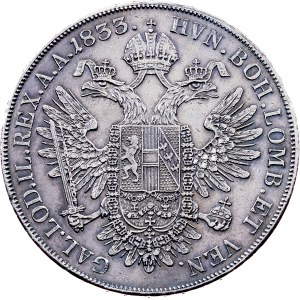 Franz I. (II.), 1 Thaler 1833, A, Vienna
