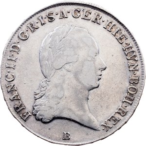 Franz I. (II.), 1/2 Kronenthaler 1796, B, Kremnitz