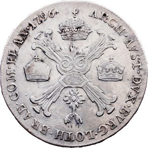 Franz I. (II.), 1/2 Kronenthaler 1796, B, Kremnitz