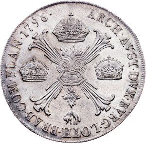 Franz I. (II.), 1 Kronenthaler 1796, M, Milan