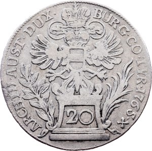 Maria Theresia, 20 Kreuzer 1765, Vienna