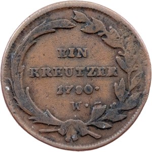 Maria Theresia, 1 Kreutzer 1780, W, Vienna