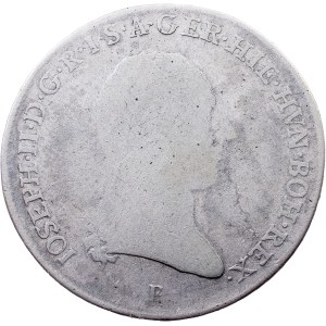 Joseph II., 1/4 Couronne / Kronenthaler 1790, B, Kremnitz