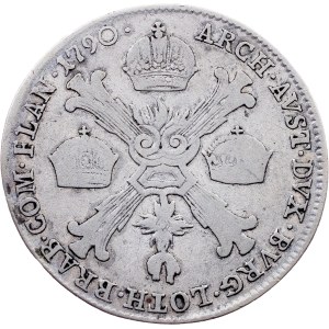 Joseph II., 1/4 Couronne / Kronenthaler 1790, B, Kremnitz