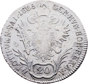 Franz I. (II.), 20 Kreuzer 1805, E, Karlsburg