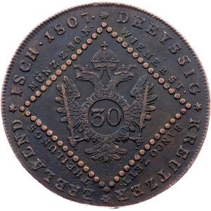 Franz I. (II.), 30 Kreuzer 1807, A, Vienna