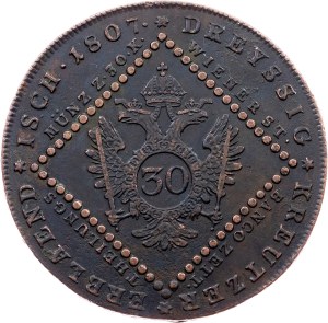 Franz I. (II.), 30 Kreuzer 1807, A, Vienna