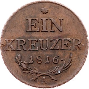Franz I. (II.), 1 Kreuzer 1816, A, Vienna
