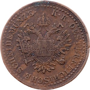 Franz Joseph I., 2 Kreuzer 1851, G, Günzburg