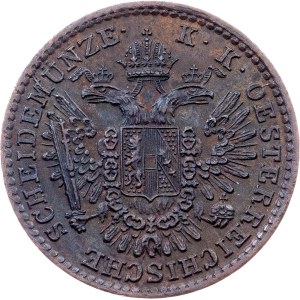 Franz Joseph I., 1/2 Kreuzer 1851, A, Vienna