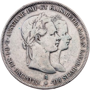 Franz Joseph I., 2 Gulden 1854, A, Vienna