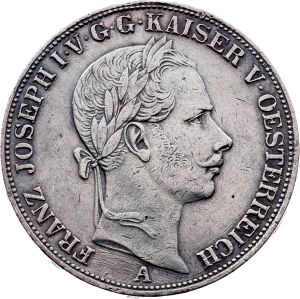 Franz Joseph I., 1 Vereinsthaler 1857, A, Vienna