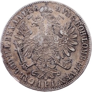 Franz Joseph I., 1 Gulden 1858, B, Kremnitz