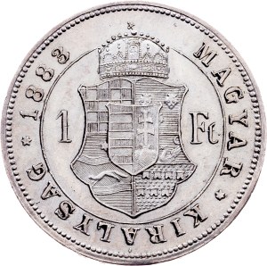 Franz Joseph I., 1 Forint 1883, KB, Kremnitz