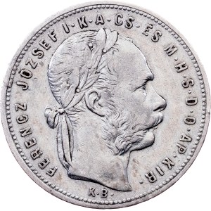 Franz Joseph I., 1 Forint 1881, KB, Kremnitz