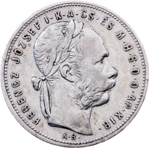 Franz Joseph I., 1 Forint 1881, KB, Kremnitz