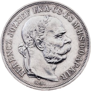Franz Joseph I., 5 Korona 1900, KB, Kremnitz