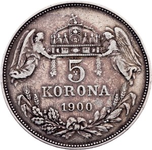 Franz Joseph I., 5 Korona 1900, KB, Kremnitz